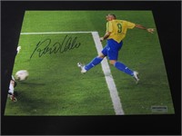 Ronaldo Nazario signed 8x10 photo COA