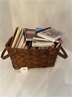Basket of Cookbooks