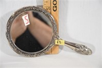 SILVER PLATED HAND MIRROR