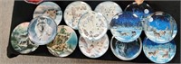 13 Collectible wolf plates