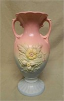 Hull Art Pottery Double Handled Vase.