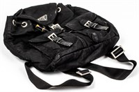 Prada Designer Nylon Petite Backpack Handbag
