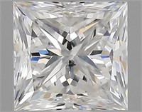 Gia Certified Princess Cut .90ct Si2 Diamond