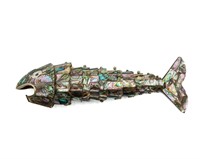 Taxco Large Articulated Abalone Fish As Is