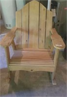 Large Outdoor Wooden Rocking Chair