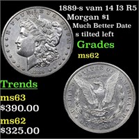1889-s vam 14 I3 R5 Morgan $1 Grades Select Unc