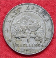 1922 East Africa Silver Shilling