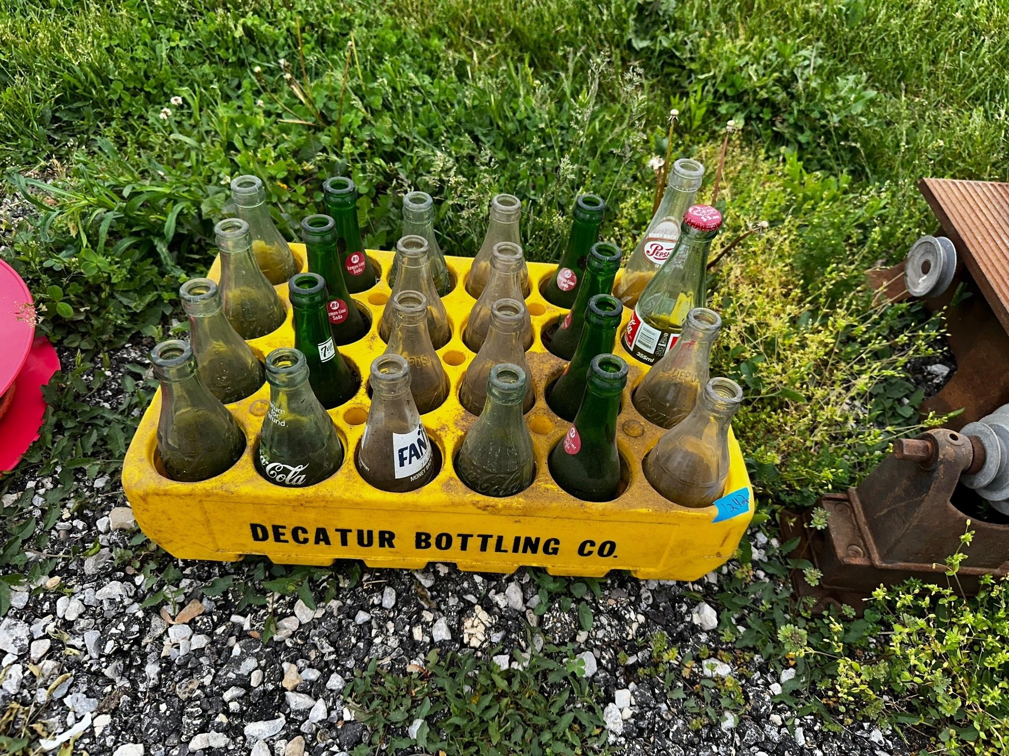 Decatur Bottling Tray/Bottles