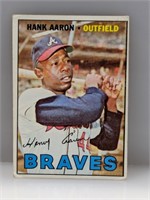 1967 Topps Hank Aaron #250 Crease