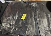 Leather Sheen Pants 36 & Silver Bike
