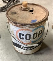 Coop grease can-empty