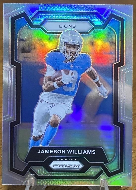 Jameson Williams 2023 Prizm Silver Holo