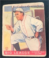 1933 Goudey #188 Rogers Hornsby Lower grade Condit