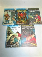Lot of 5 Vintage Hardy Boys Books