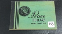 Collection of 12 Silver Peace Dollars & One Morgan