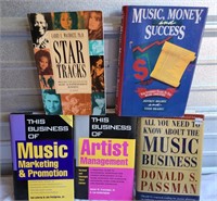MUSIC BUSINESS BOOKS LOT OF 5