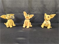 (3) VINTAGE TACO BELL CHIHUAHUA PLUSH DOGS