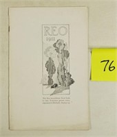 Original 1911 REO Book