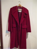 Vintage Lou Ritchie satin trench coat