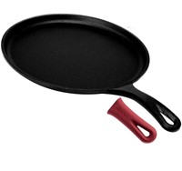 New Cuisinel Cast Iron Round Griddle - 10.5”-Inch