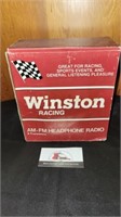 Winston racing headphones radio