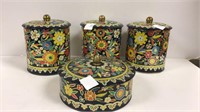 4 piece canister set made in England