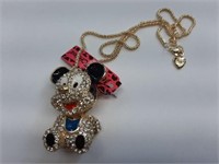 BABY BLINGIN OUT MICKEY MOUSE FINE RHINESTONE AND