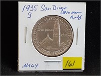 1935S San Diego Commemorative Half Dollar