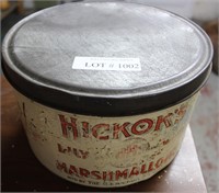 Hickok"s Marshmallow Tin.