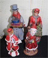 Ceramic  Christmas Figurines.