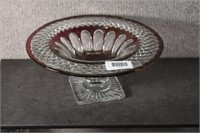 Westmoreland Glass Waterford Ruby Compote