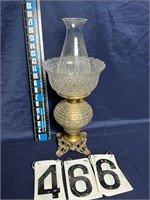 Metal Base 17” oil lamp