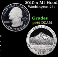 Proof 2010-s Mt Hood Washington Quarter 25c Grades