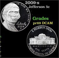 Proof 2009-s Jefferson Nickel 5c Grades GEM++ Proo