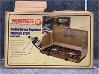 Winnebago Double Burner Regulated Propane Stove