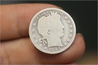 1893 Barber Quarter