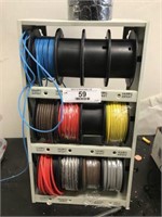 Lot of Machine Wire w/Rack