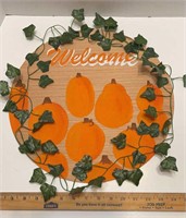 Wooden Welcome Fall Sign