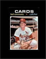 1971 Topps #117 Ted Simmons EX+ MARKED