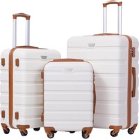 Coolife Luggage 3 Piece Set