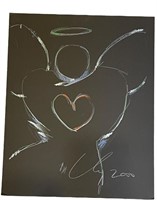 Signed Andy Lakey Chalk Angel