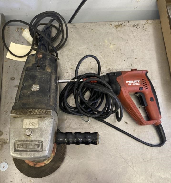 Craftsman 315.11580 Sander and Hilti SF4000