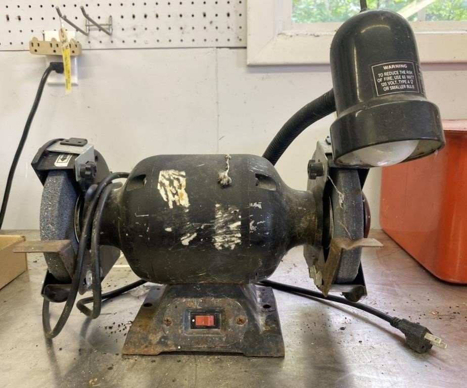 6in Bench Grinder, Make and Model unknown