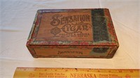 Sensation “Small Version” Wooden Cigar Box.