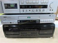 Akai cassette player, Vivid DVD/CD/MP3 player