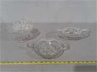 3-pc. Scalloped Edge Glass Bowls