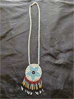 Native American Indian Seed Bead Necklace