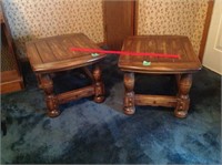 Matching heavy end tables