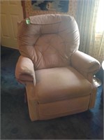 La-Z-Boy tan rocker recliner