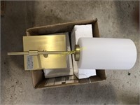 Forte lighting wall sconce brushed gold